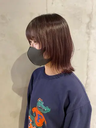 ミディアム カラー レイヤー特化🪽 yuka【高円寺】のヘアスタイル