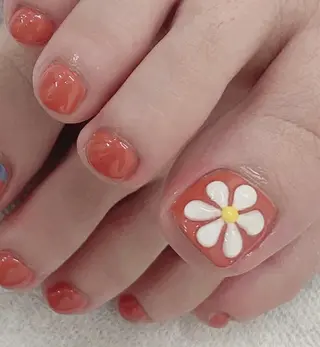 ネイル I-nailロング /ワンホン/キラキラのネイルデザイン