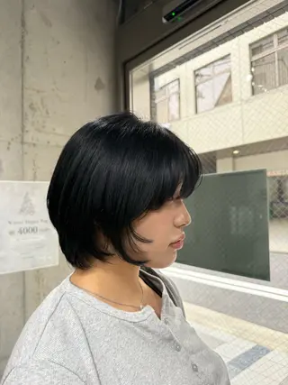 ショート 縮毛矯正/ /関内/あべももこのヘアスタイル