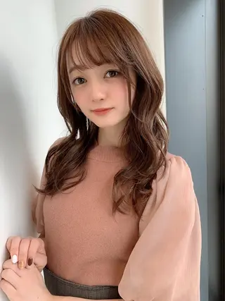 ミディアム カット講師 久保匠のヘアスタイル