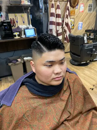 ショート BARBERSHOP NOR 店長YUTOのヘアスタイル