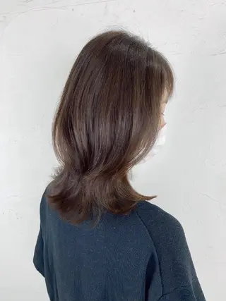 ミディアム 永島 妹のヘアスタイル