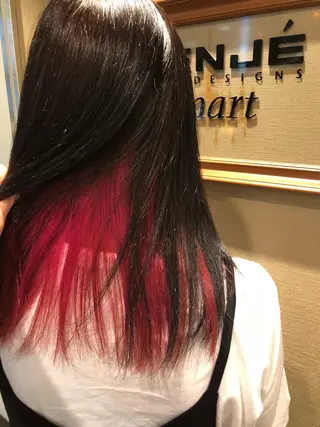 セミロング 神田 澪史のヘアスタイル