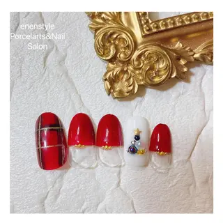 ミディアム ネイル 👑enen style👑のネイルデザイン