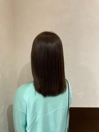 セミロング カラー 🍯透明感カラー MANA🍯のヘアスタイル