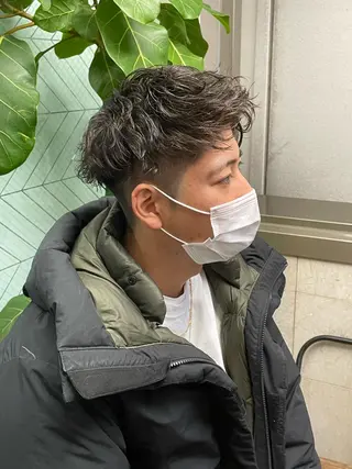 パーマ メンズ 渋谷/フェード/ 國分 翔のヘアスタイル