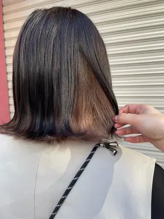 ミディアム chic 有山 美瑠のヘアスタイル