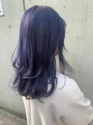 ロング カラー パーマ ヘアアレンジ メンズ マツエク・マツパ アイブロウ beauty: beast 中目黒店のヘアスタイル