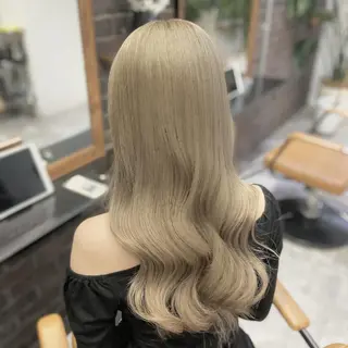 ロング カラー ハイトーン/髪質改善 /Akuaのヘアスタイル