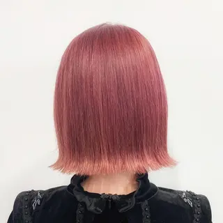 ショート カラー ヘアアレンジ 🍒暖色✖️レイヤー ／Haruna🍒のヘアスタイル