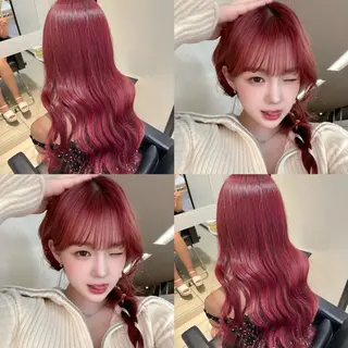 ロング カラー ブリーチなしカラー kana🐱のヘアスタイル