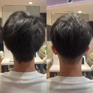 メンズ 頭から整える美容師 松田のヘアスタイル