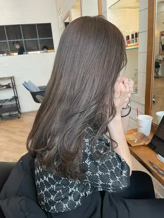 ロング ✨透明感ケアカラー✨ 長野ゆきなのヘアスタイル