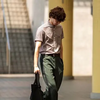 ショート カラー パーマ メンズ The Apartment of Solon Citta所属・船橋🔸髪質改善 🔸艶髪カラー/蓮のヘアスタイル