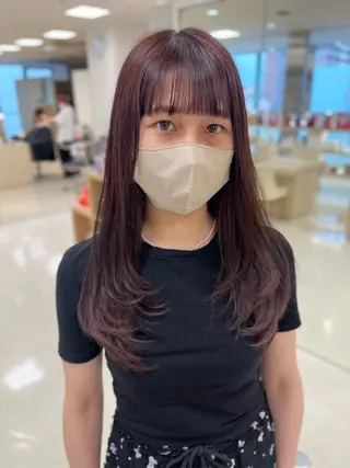 セミロング 暖色専門美容師🎀 お客様満足度◎のヘアスタイル