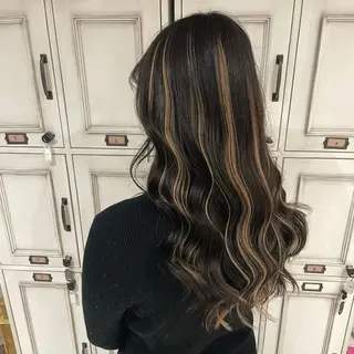 ロング カラー Hair Labo ASH  あみん♡のヘアスタイル