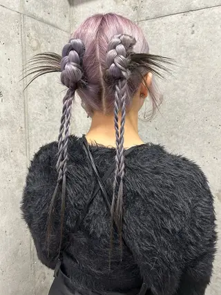 ヘアアレンジ hina💟 透明感カラーのヘアスタイル