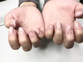 セミロング カラー パーマ ヘアアレンジ ネイル マツエク・マツパ Sunny side nailのネイルデザイン