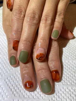ショート shandy nailのネイルデザイン