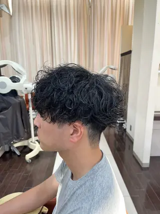 ショート パーマ メンズ 🧊メンズ特化🧊 高木航希のヘアスタイル