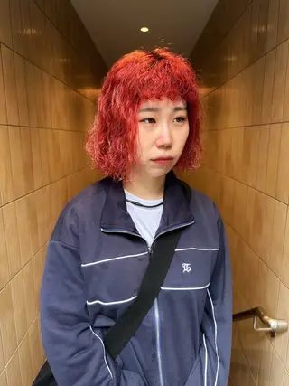 ショート カラー パーマ hibiki/セット /透明感カラーのヘアスタイル