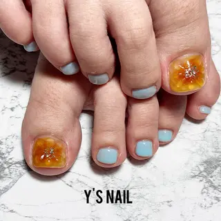 ネイル 手書きが得意🖌️ Y’s  nailのネイルデザイン
