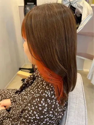 ロング 特化✨透明感カラー 白髪染め✨住田緋菜のヘアスタイル