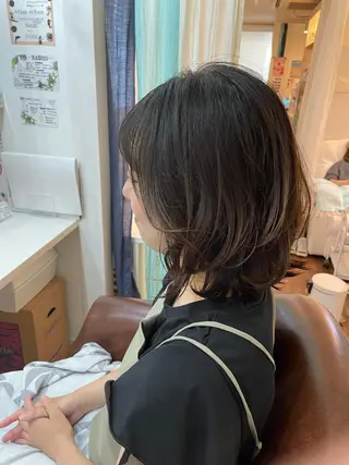 ミディアム 🌈elua yukaのヘアスタイル