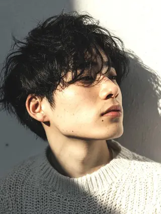 ショート 🪽men’sカット 🪽パーマ🪽丸田のヘアスタイル