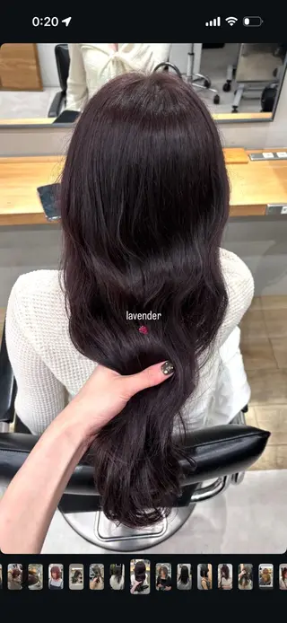 カラー miyu  / 柔らかい透明感カラーのヘアスタイル