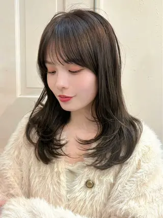 ロング rena/レイヤー /メンズ◎のヘアスタイル