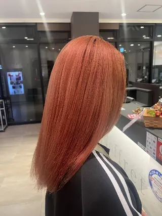 ロング カラー 髪質改善/ハイトーン /デザイン見正 恵弥のヘアスタイル