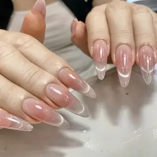 ネイル チップ長さ出し 専門店のネイルデザイン
