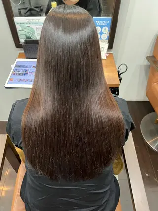 セミロング 名駅/艶韓国風ヘア miyabiのヘアスタイル