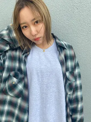 ショート カラー 松尾太樹 【pia】福岡美容室のヘアスタイル
