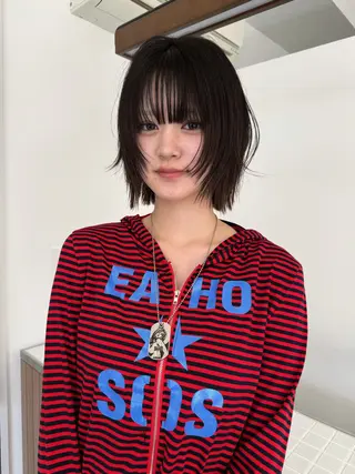 ミディアム 宮嶋 蓮のヘアスタイル