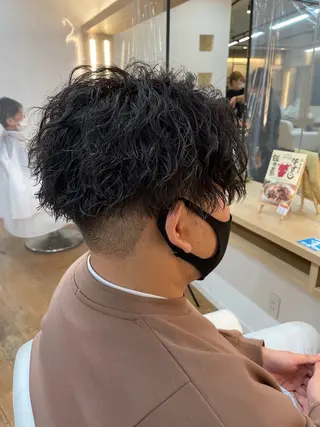 パーマ メンズ 奈良 優輝のヘアスタイル