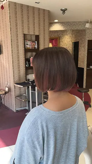 ショート カラー 縮毛/髪質改善 上野颯太のヘアスタイル