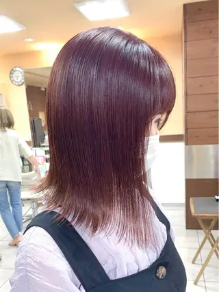 ミディアム 🫧艶髪カラー🫧 森本くるみのヘアスタイル