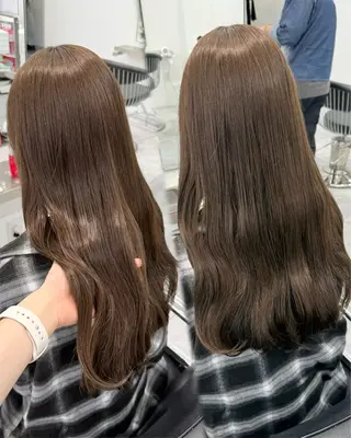 ロング カラー ParveMix￤ 大賀さつき🍨🤍のヘアスタイル
