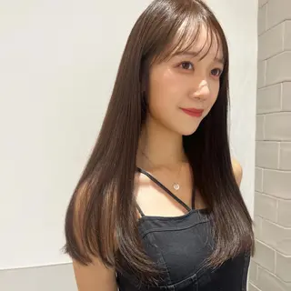 ロング 韓国モテhair🍑 momoのヘアスタイル