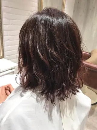 ミディアム カラー Renatus店長 金子裕美のヘアスタイル