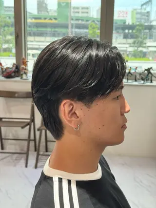 ショート メンズ 東 拓己のヘアスタイル