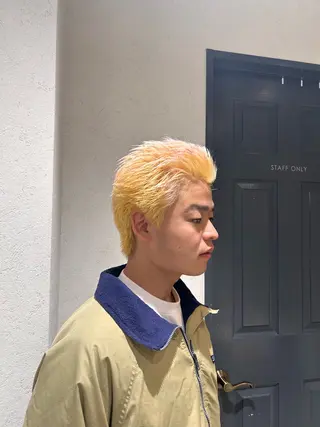 ショート カラー メンズ 保坂 駿太郎のヘアスタイル