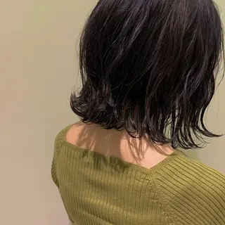 ミディアム カラー 鳥越 一希のヘアスタイル
