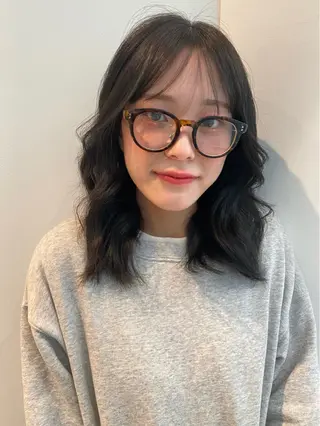 ミディアム カラー mai / linoah˚✧のヘアスタイル