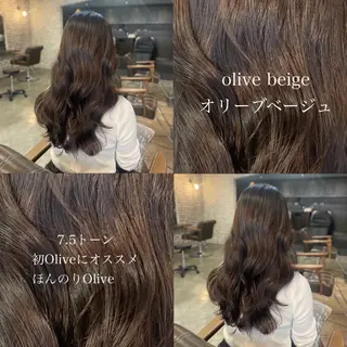 ロング カラー 🧸顔周りカット /透明感🎀のヘアスタイル