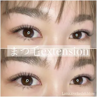 マツエク・マツパ Lana. *・eye&browのマツエク・マツパデザイン