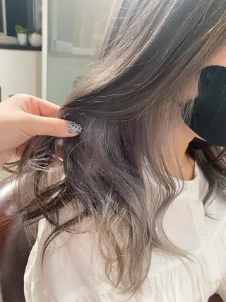 ロング カラー ジャニヲタ美容師 推しカラー中平海帆のヘアスタイル