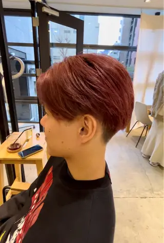 ショート 宇野 佑馬のヘアスタイル